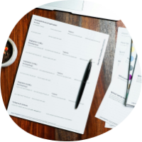Ausreichende Auskleidung und diagnostische Form